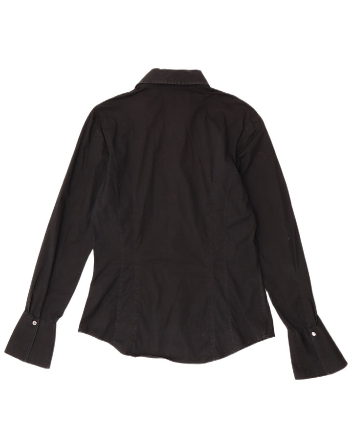 Camicia da donna Tommy Hilfiger US 12 Large in cotone nero