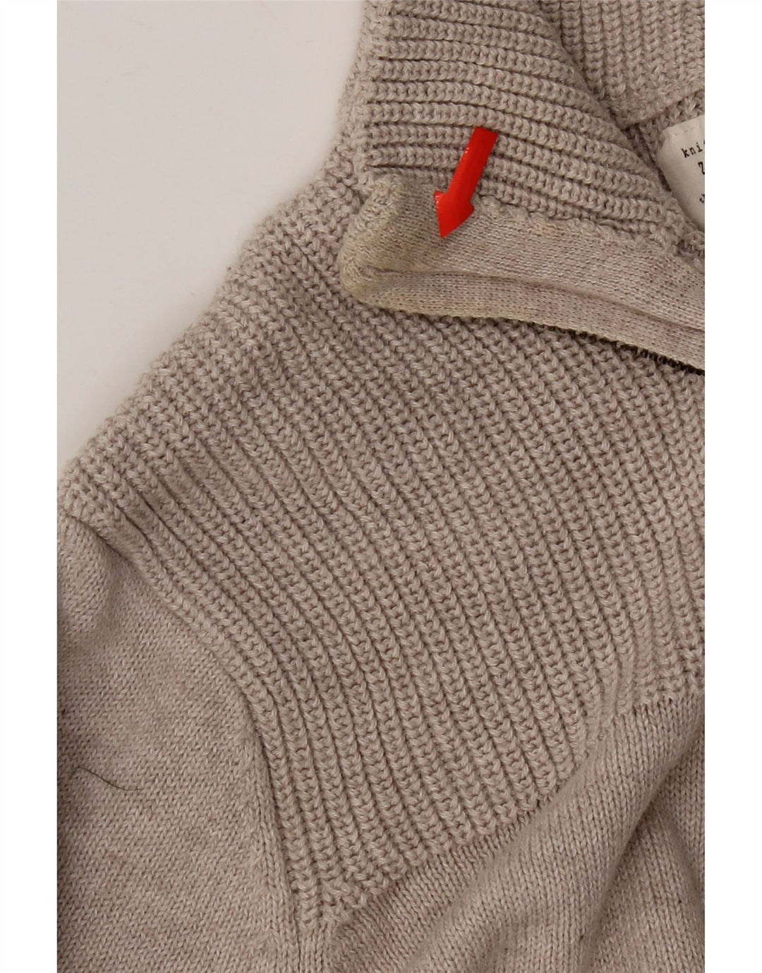Maglione Zara da bambino con zip e collo 13-14 anni Beige