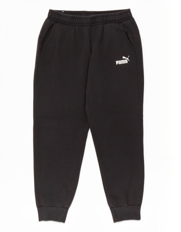 Pantaloni da tuta da uomo Puma Joggers grandi in cotone nero