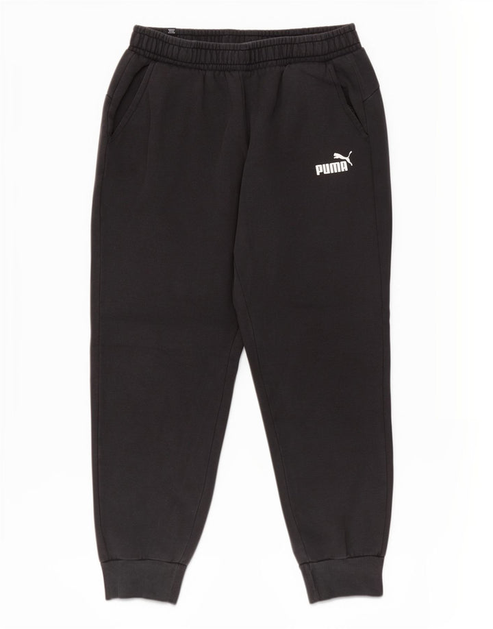 Pantaloni da tuta da uomo Puma Joggers grandi in cotone nero