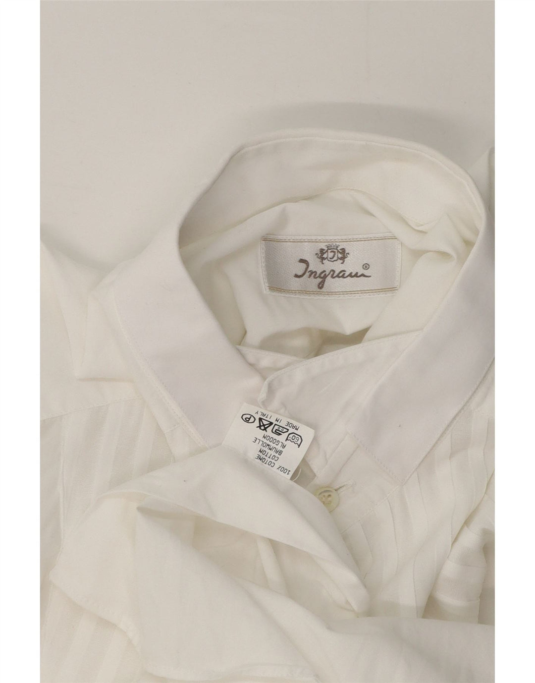 Camicia formale da uomo Ingram XL in cotone bianco