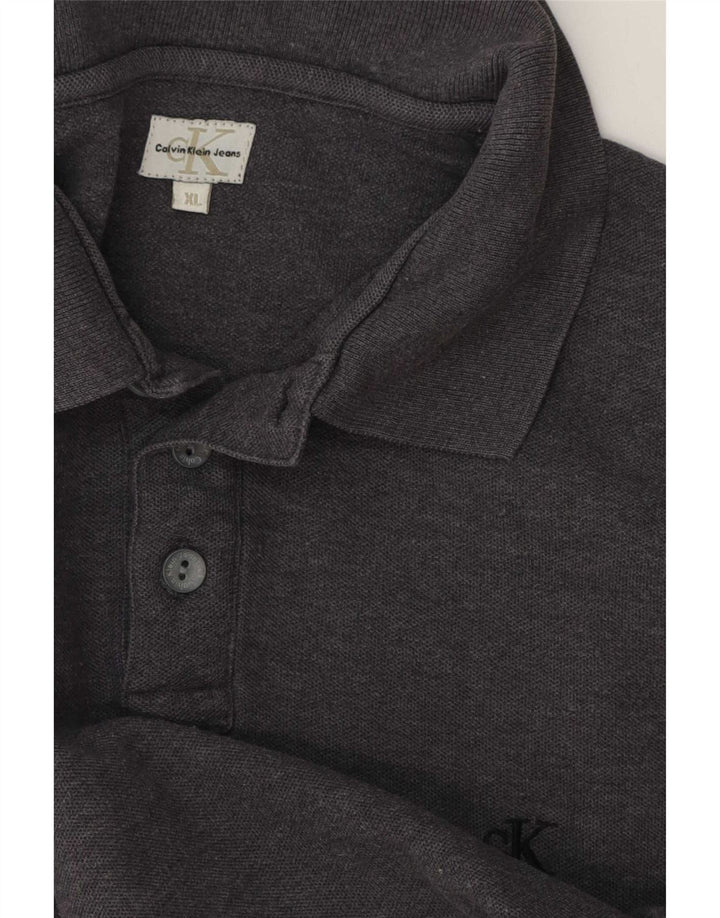 Polo da uomo Calvin Klein Jeans XL grigia