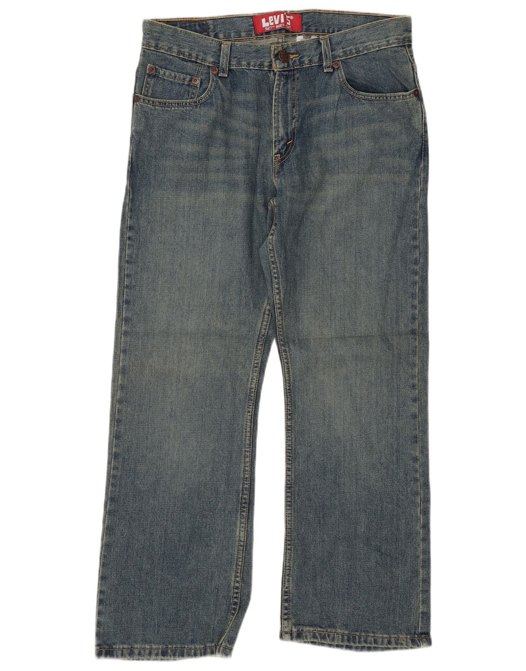 Jeans LEVI'S Husky Bootcut da ragazzo 11-12 anni W32 L27 Cotone blu