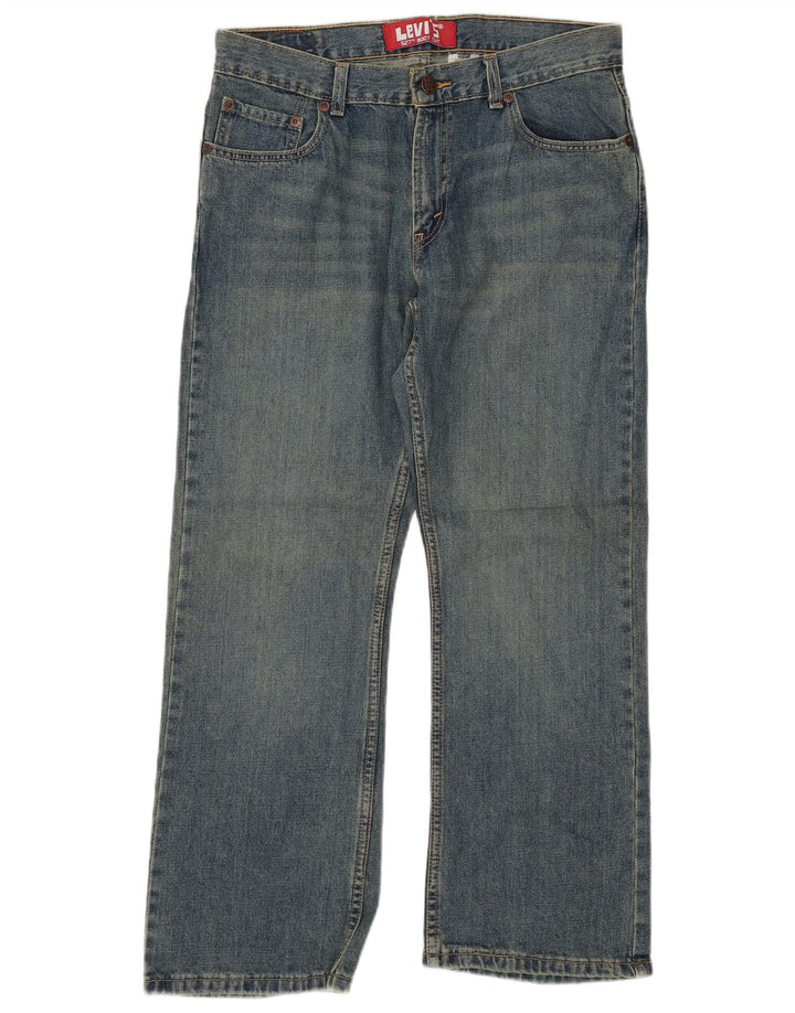Jeans LEVI'S Husky Bootcut da ragazzo 11-12 anni W32 L27 Cotone blu