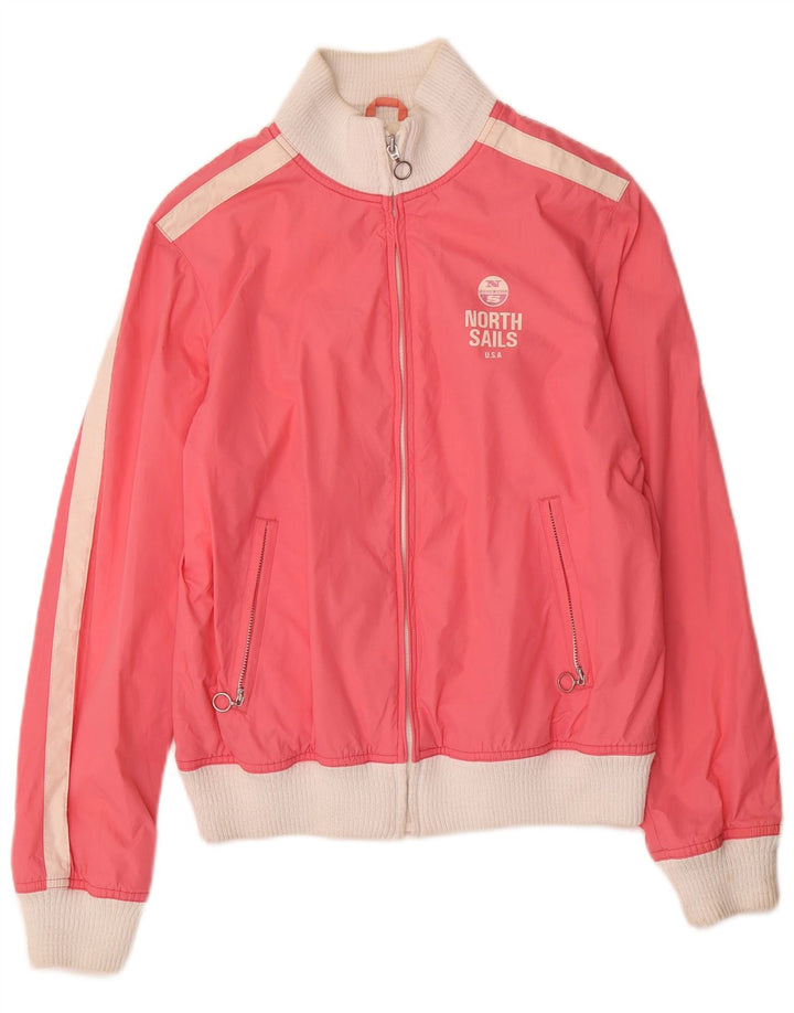 Giacca da tuta da donna North Sails UK 14 Colorblock rosa medio