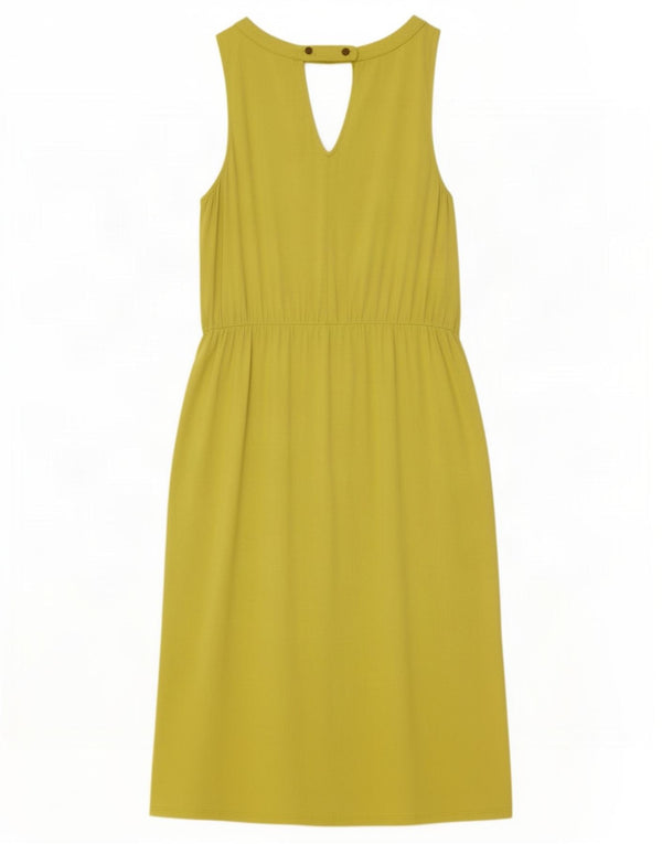 Abito lungo senza maniche da donna Oasis UK 14 Large Verde Viscosa