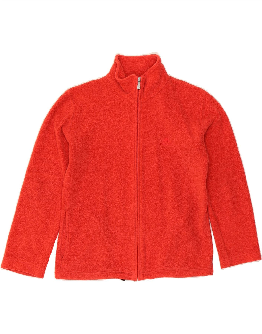 ELLESSE Womens Fleece Jacket UK 10 Small Red Polyester Vintage Ellesse and Second-Hand Ellesse from Messina Hembry 