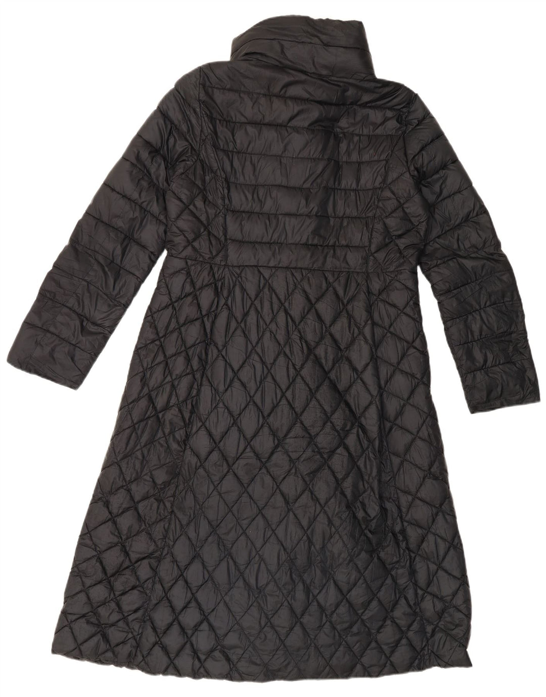 Cappotto imbottito doppiopetto da donna Intrend UK 16 grande poliestere nero