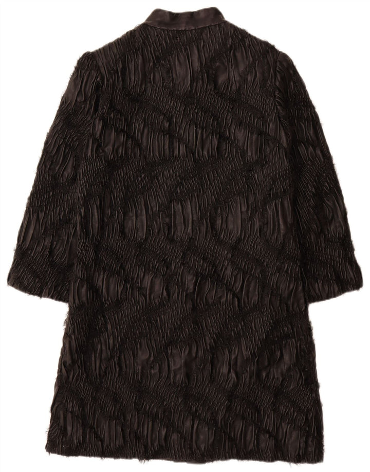 Cappotto in pelle da donna Carnet UK 8 piccolo nero