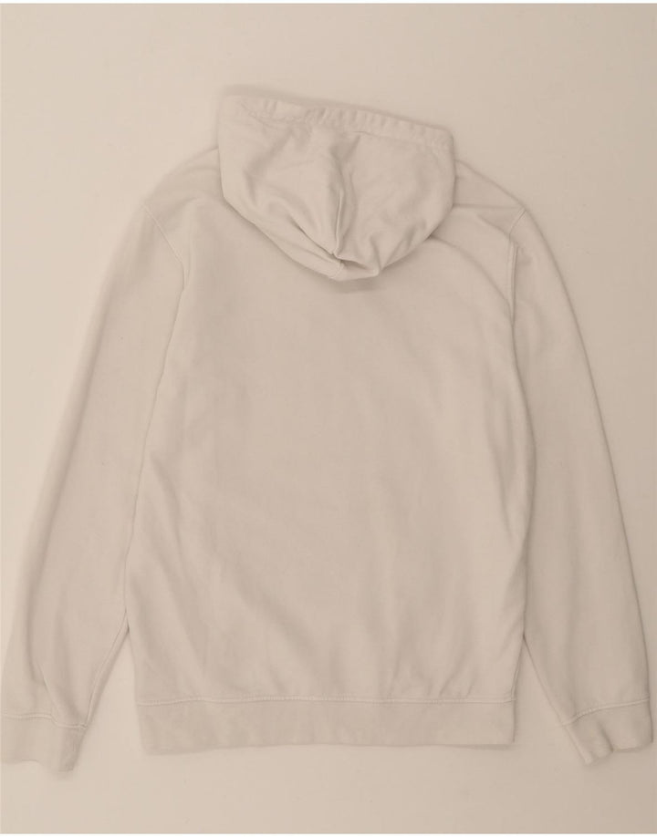 CHAMPION Mens Graphic Hoodie Jumper Medium White Cotton Vintage Champion and Second-Hand Champion from Messina Hembry 