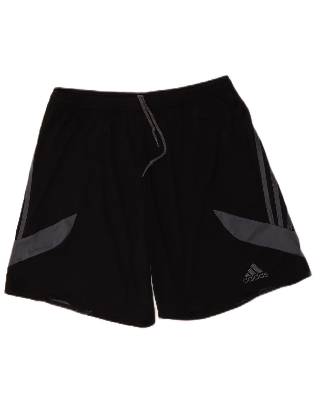 Pantaloncini sportivi Adidas Climalite da uomo, grandi, in poliestere color block nero
