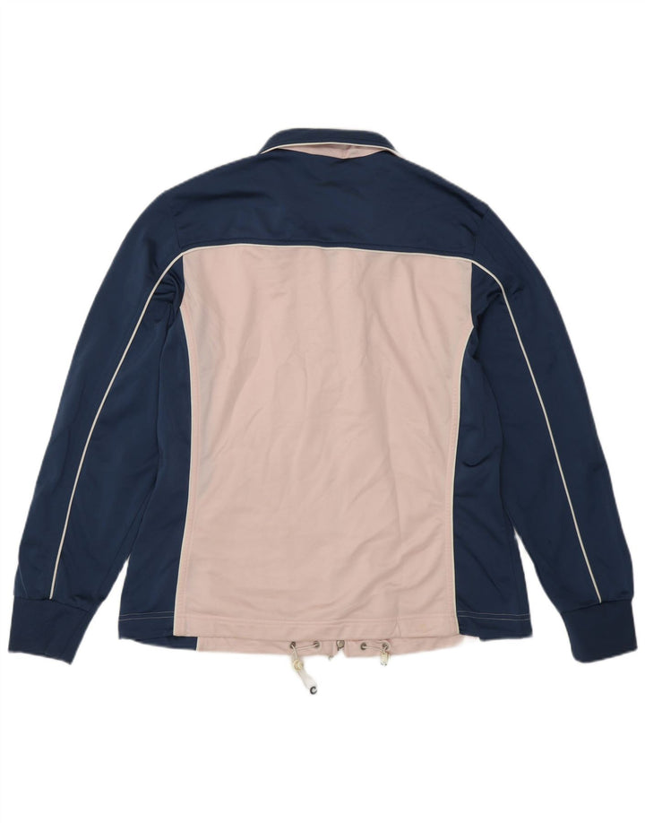 Giacca da tuta da donna Diadora UK 14 Large Blu Colourblock Poliestere