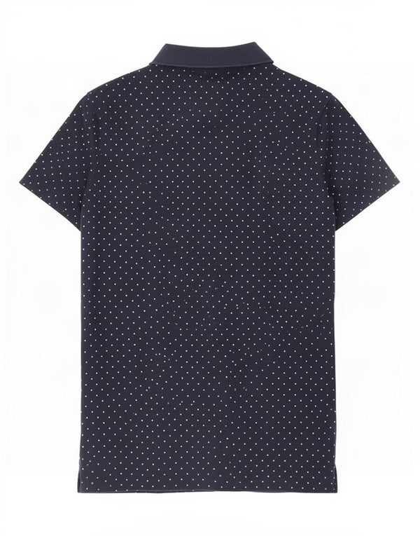 Polo da donna dalla vestibilità classica Tommy Hilfiger, blu navy medio maculato