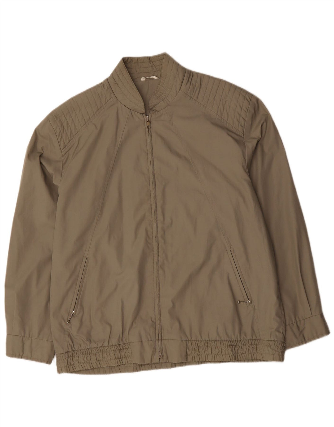 Giubbotto bomber vintage da uomo UK 42 XL poliestere kaki