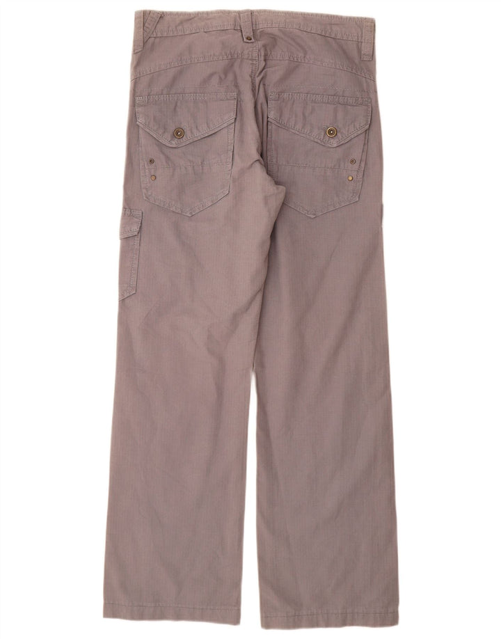 Pantaloni cargo dritti da uomo Zara EU 40 medi W31 L31 grigi