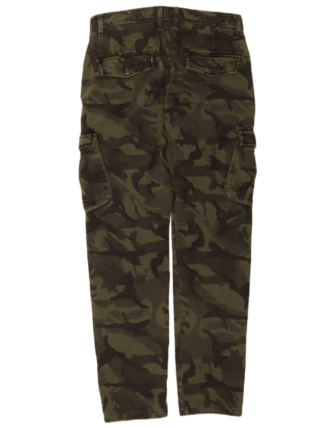 Pantaloni cargo slim da uomo Forex W32 L32 mimetico kaki