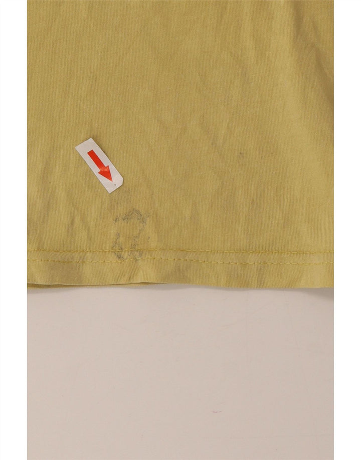 T-shirt grafica da uomo Volcom Top in cotone giallo medio