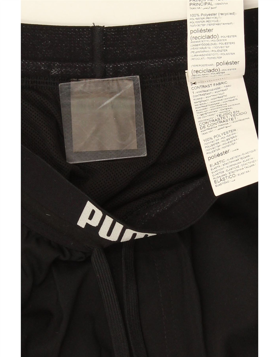 Pantaloncini sportivi grafici da donna Puma UK 14 poliestere nero medio