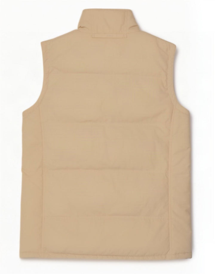 Gilet imbottito da donna Musto UK 12 medio poliestere bianco sporco