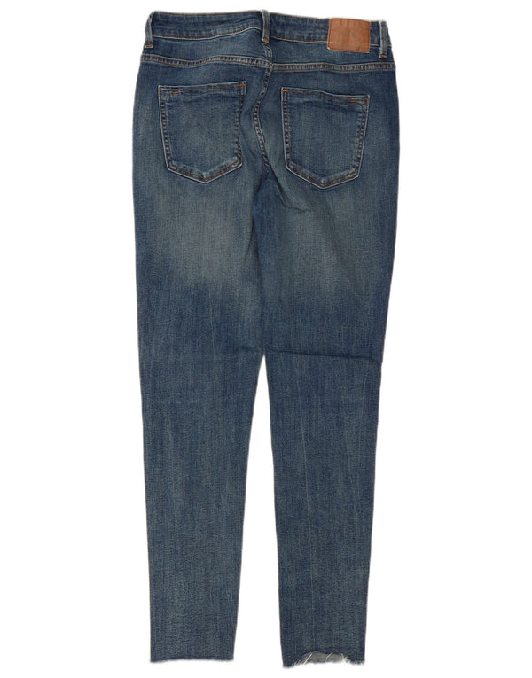 Jeans skinny effetto invecchiato da donna Zara EU 40 medio W30 L29 cotone blu