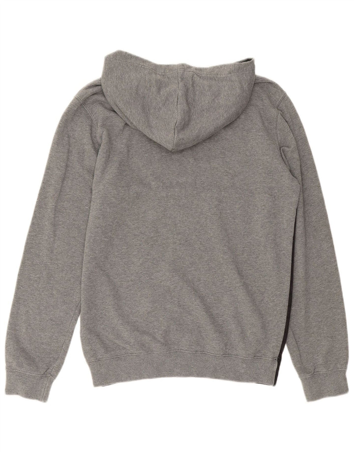CHAMPION Mens Graphic Hoodie Jumper Medium Black Colourblock