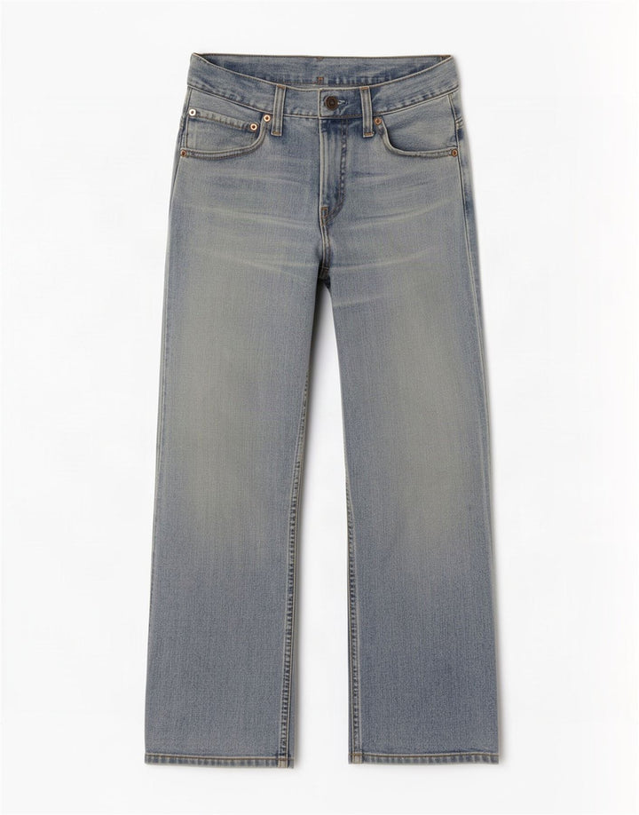 Levi's Uomo 507 Jeans Bootcut Slim W29 L32 Cotone Blu