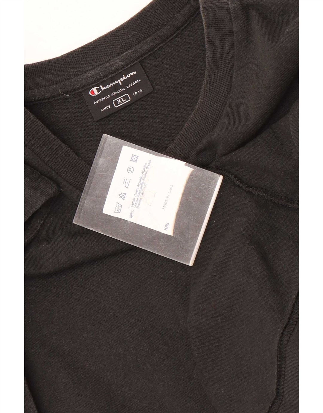 Canotta da uomo Champion XL in cotone nero