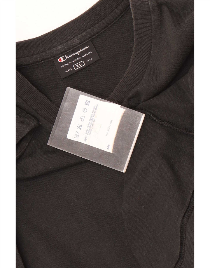 Canotta da uomo Champion XL in cotone nero