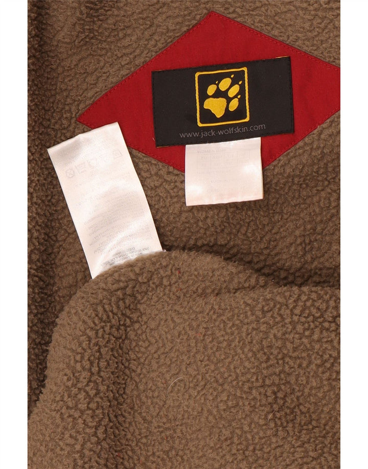 Giacca a vento da donna Jack Wolfskin UK 18/20 XL poliestere rosso