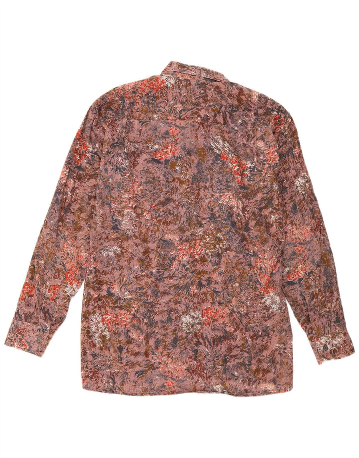 Camicia da uomo Saucatuck taglia 38 rosa medio floreale