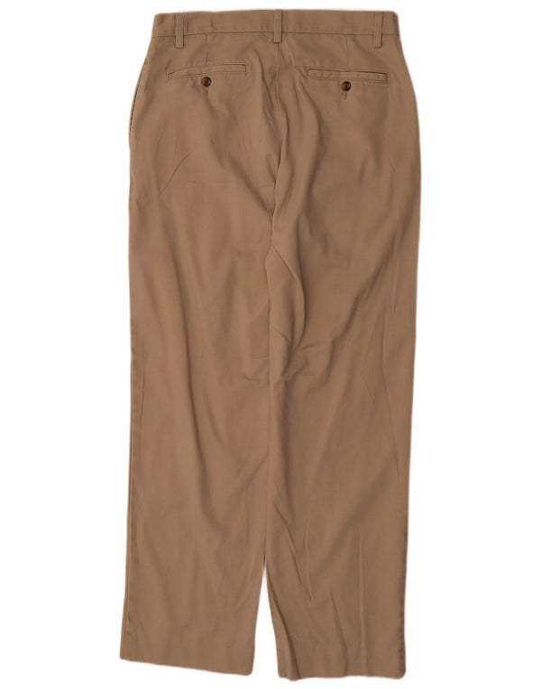 Pantaloni chino dritti da uomo IZOD W35 L34 in cotone beige