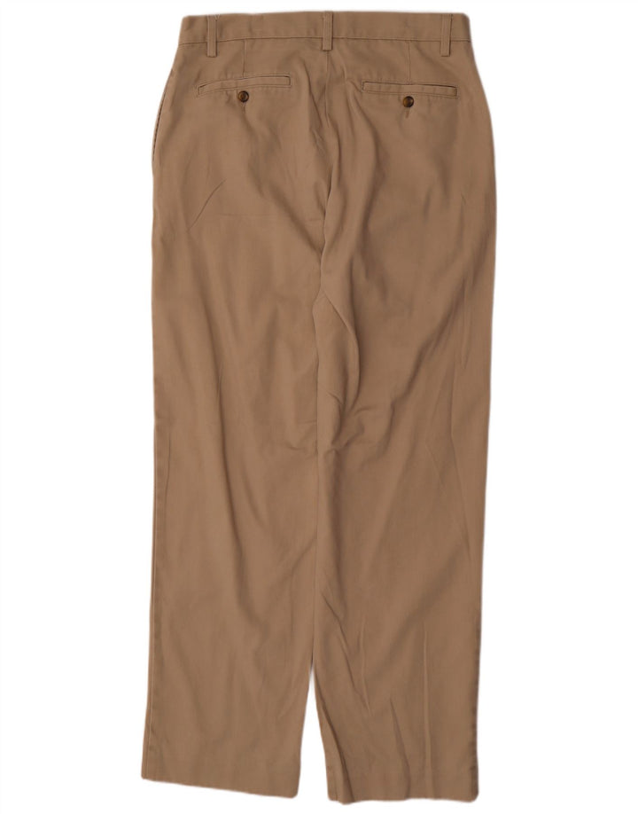 Pantaloni chino dritti da uomo IZOD W35 L34 in cotone beige