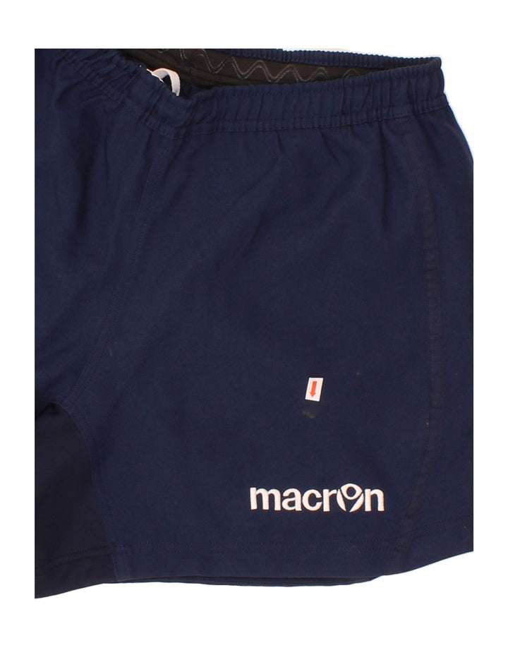 MACRON Womens Sport Shorts UK 18 XL Navy Blue Polyester Vintage Macron and Second-Hand Macron from Messina Hembry 