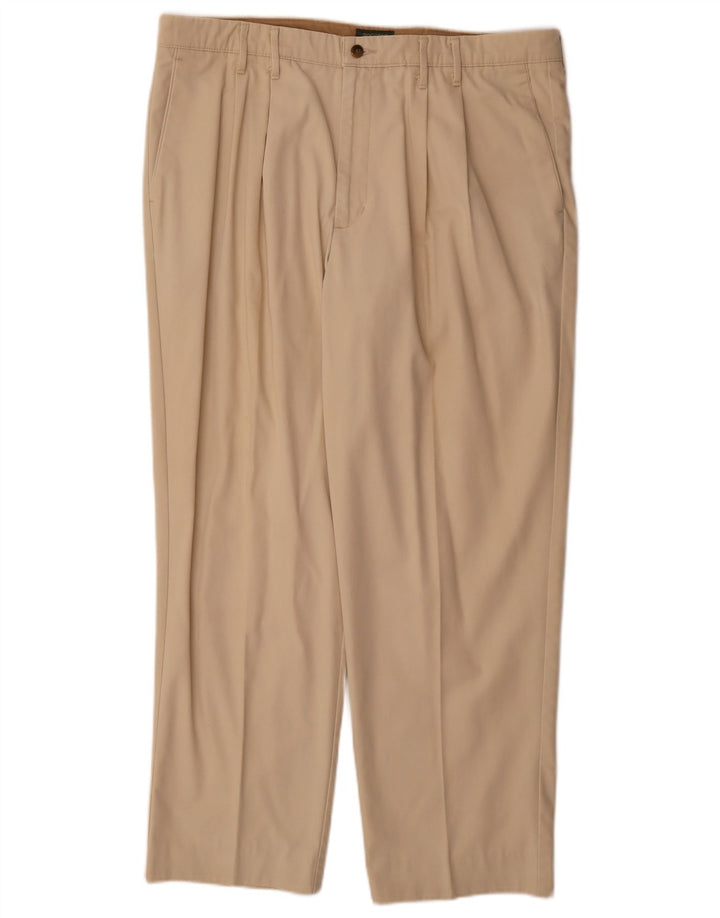 Pantaloni chino da uomo dalla vestibilità comoda Dockers W38 L31 Beige