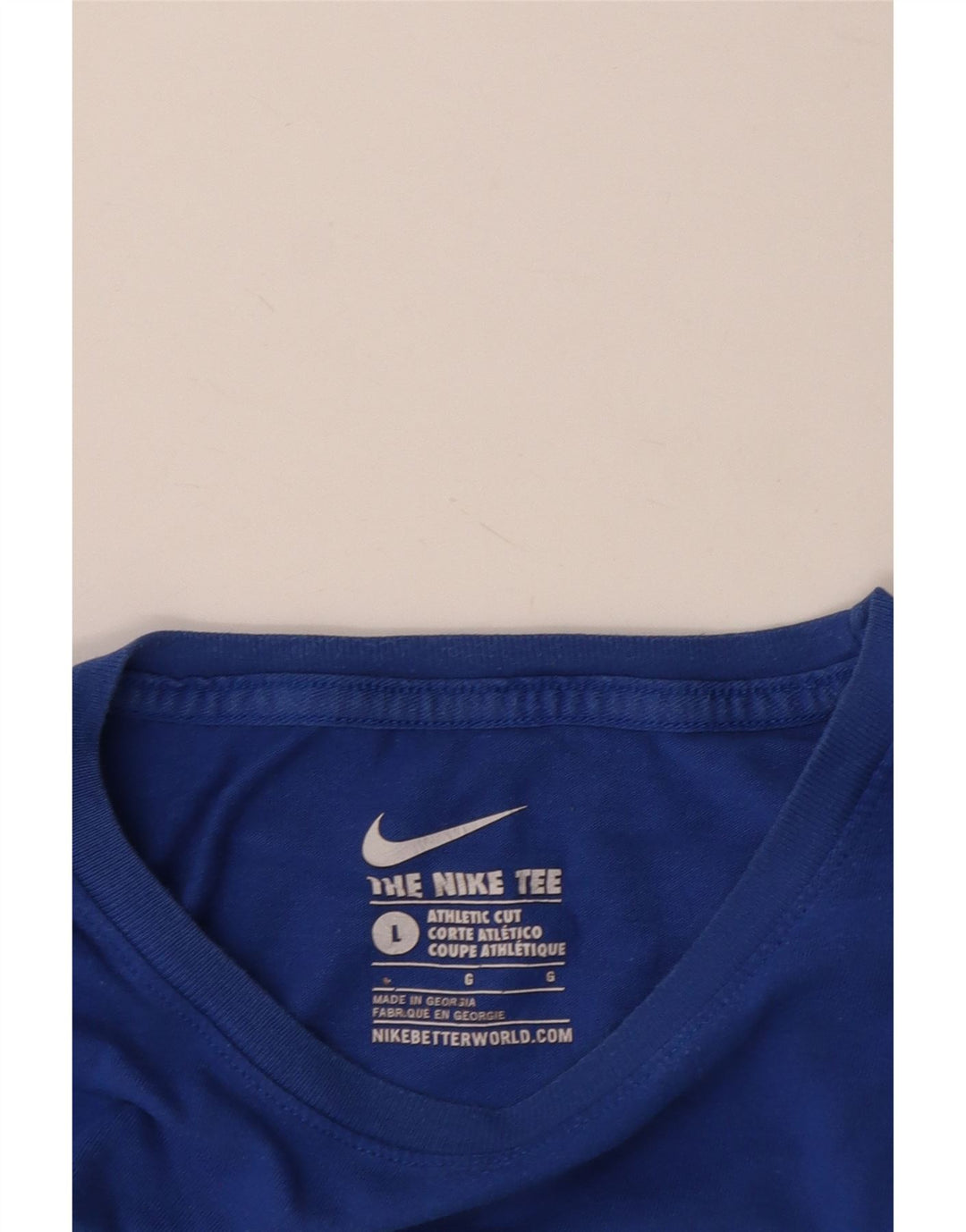 NIKE T-shirt grafica da uomo con taglio atletico, grande, blu