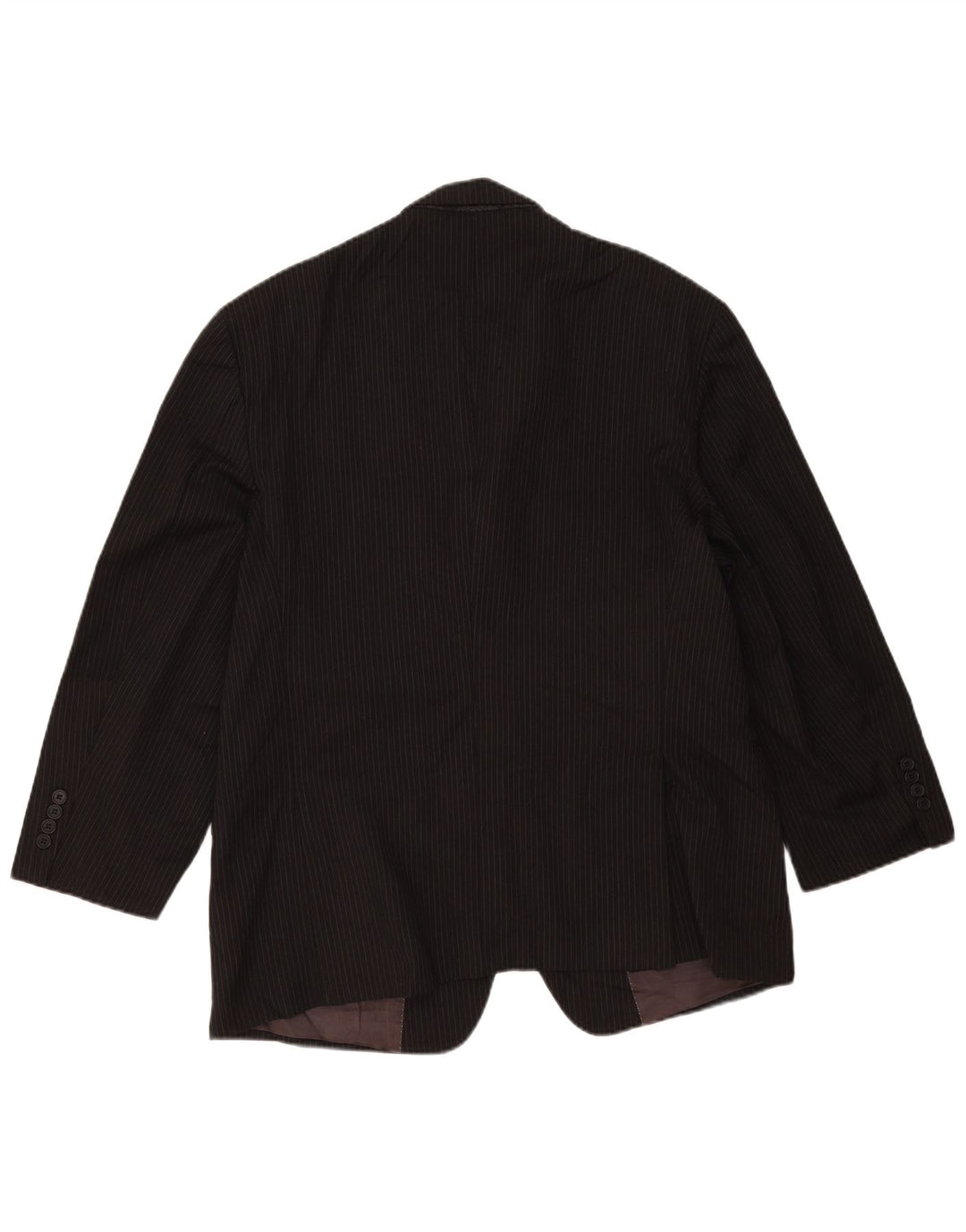 Giacca blazer da uomo a 2 bottoni Tommy Hilfiger UK 40 grande lana gessata nera