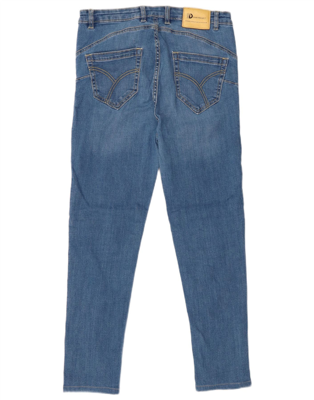 Jeans slim ritagliati da uomo di Dack EU 46 Small W30 L26 cotone blu