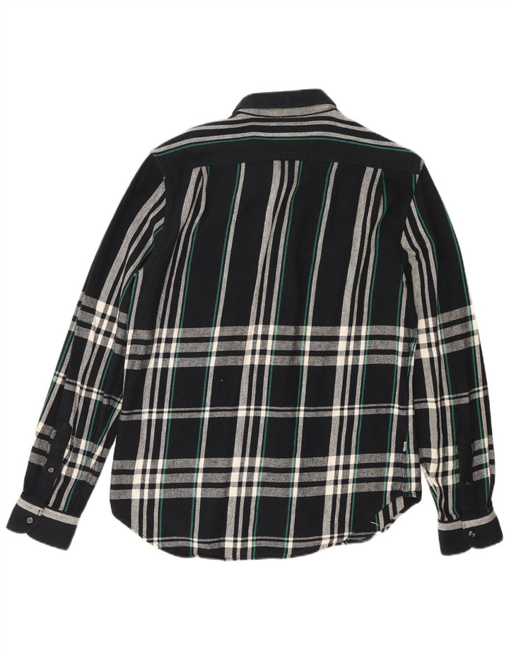 Camicia Levi's da uomo slim fit in flanella a quadri blu navy medio