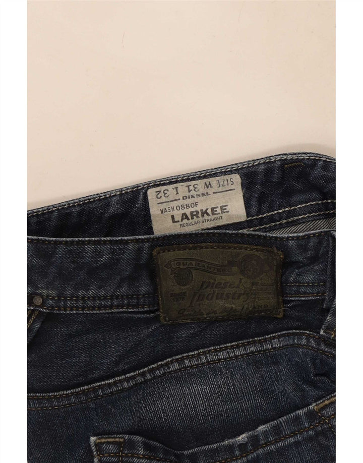 Jeans dritti regolari da uomo Diesel Larkee W31 L32 blu navy