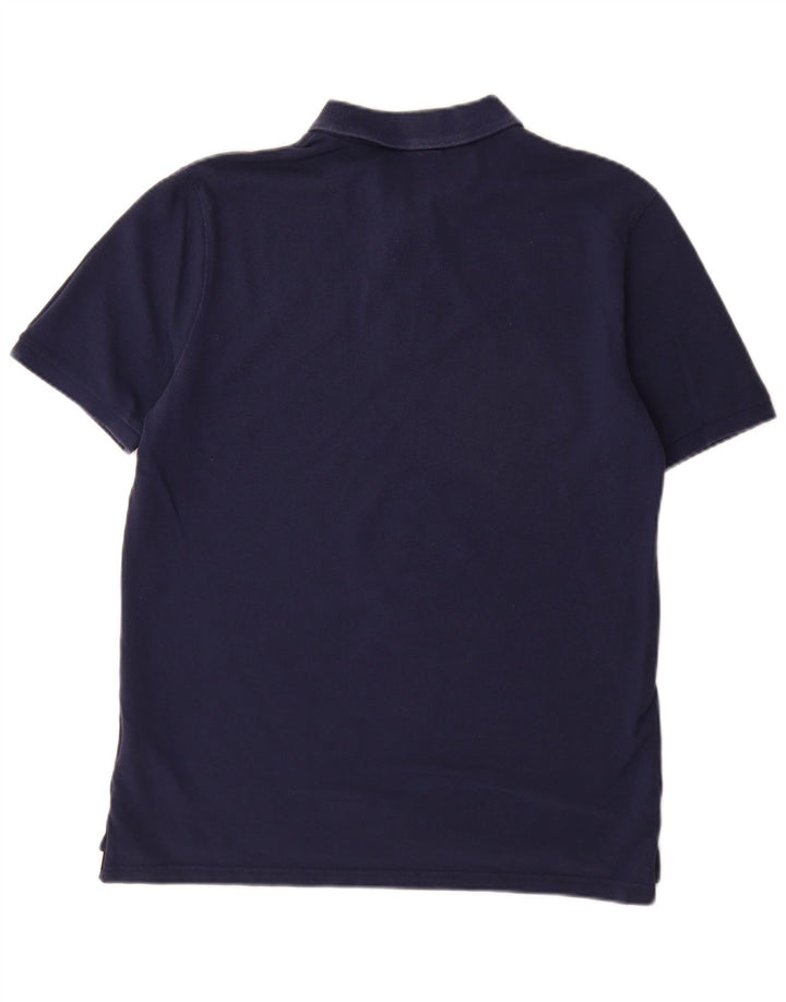 Polo Nike da uomo in cotone blu navy medio