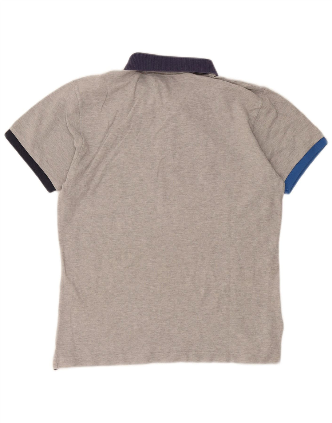 Polo da uomo North Sails Large in cotone color block grigio