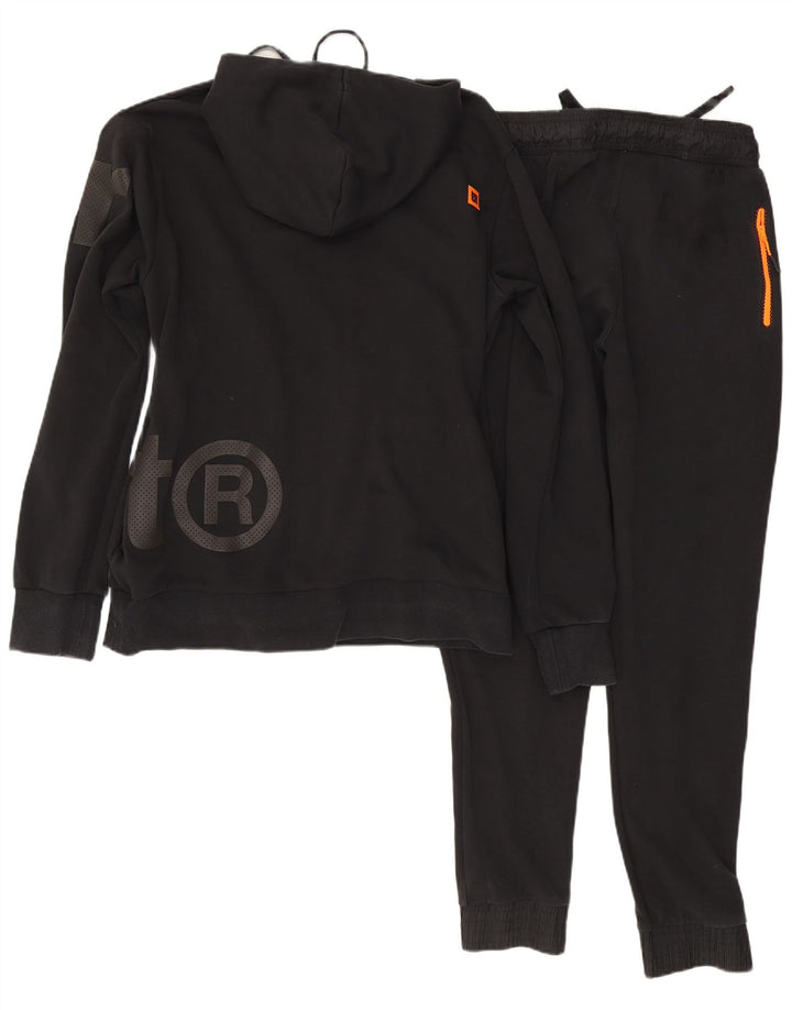 Tuta intera da uomo con grafica Superdry Large in cotone nero