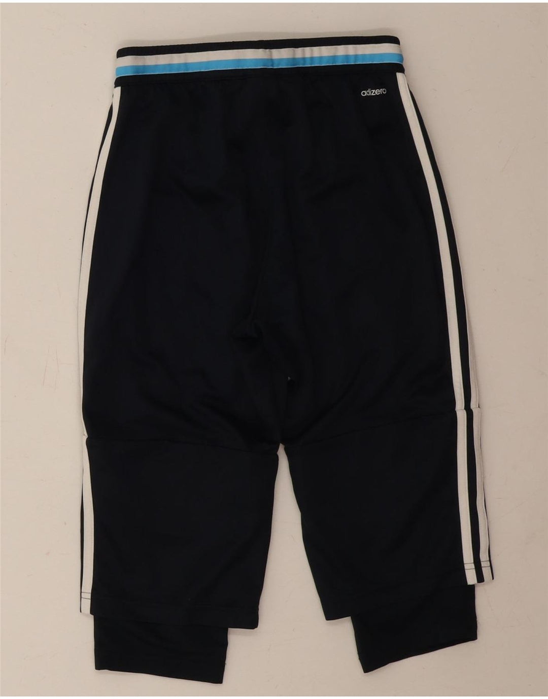 Pantaloncini sportivi Adidas da donna con grafica Bermuda UK 4 XS poliestere blu navy
