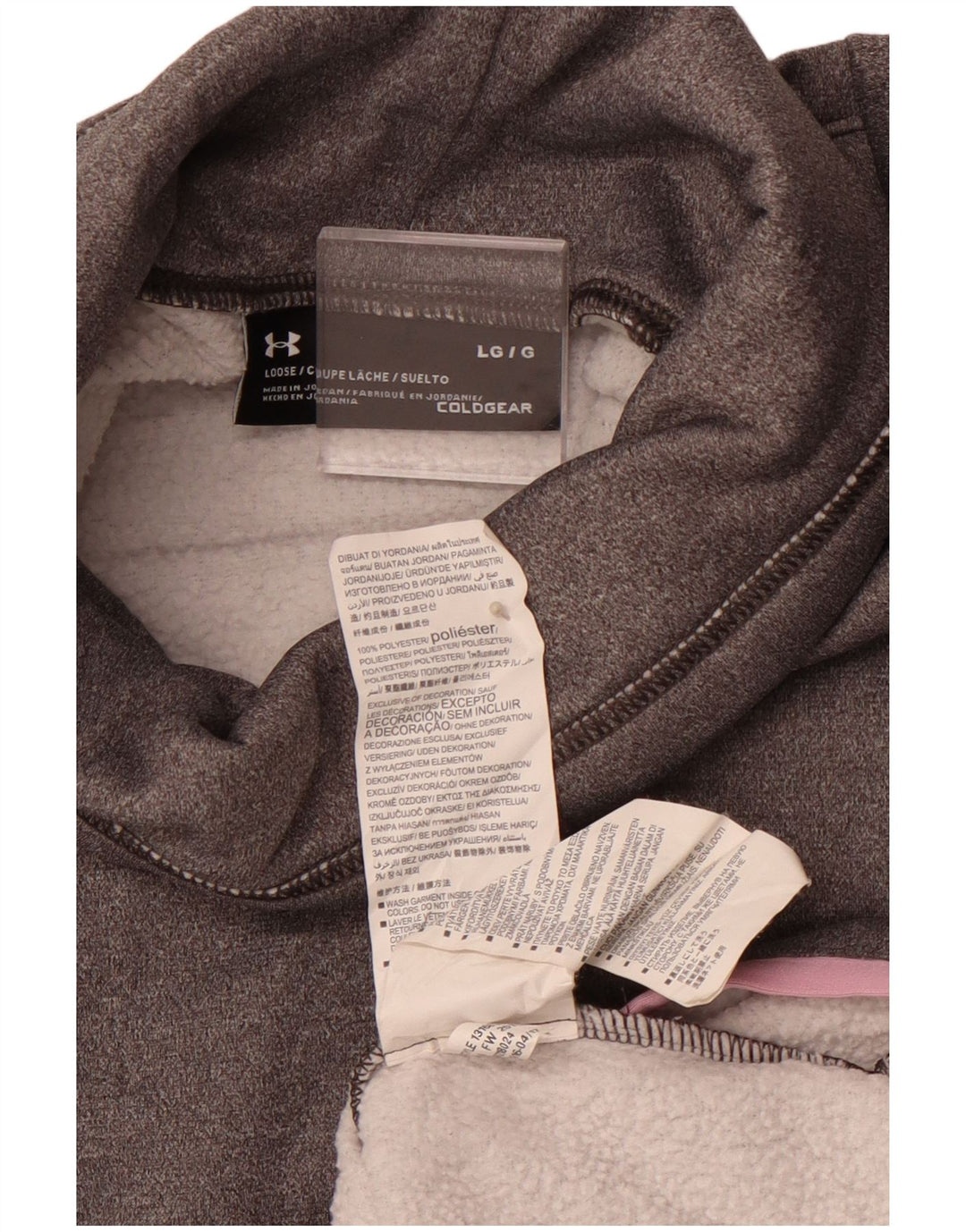 Felpa con grafica Cold Gear da donna UNDER ARMOUR UK 16 grande grigio