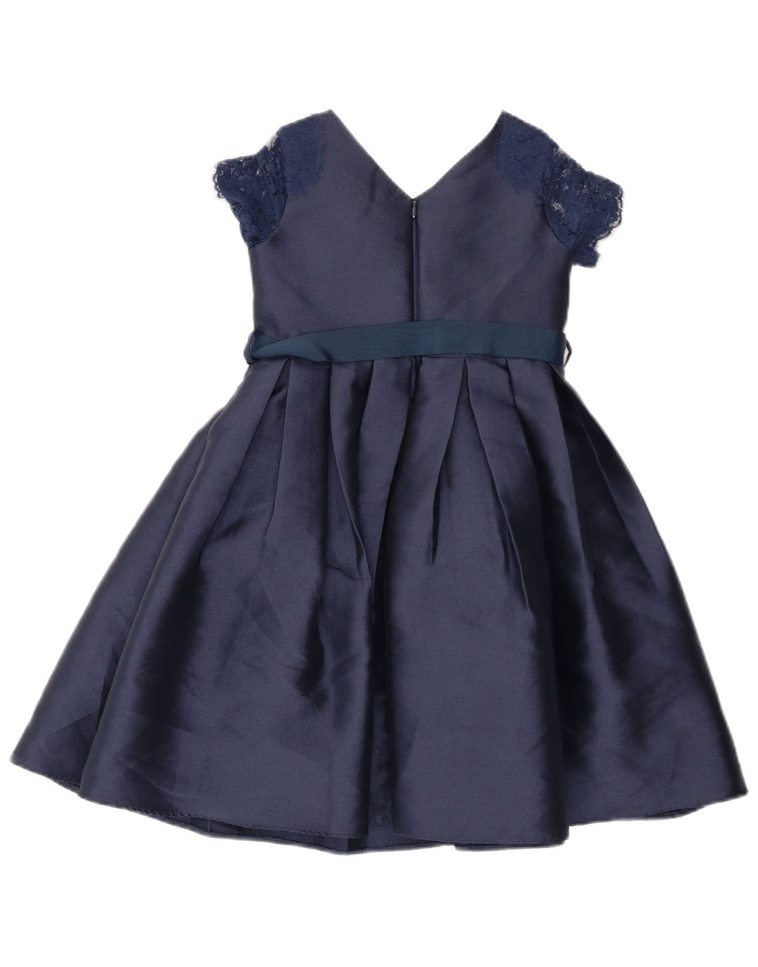 MONSOON Abito a trapezio per ragazze 9-10 anni in poliestere floreale blu navy