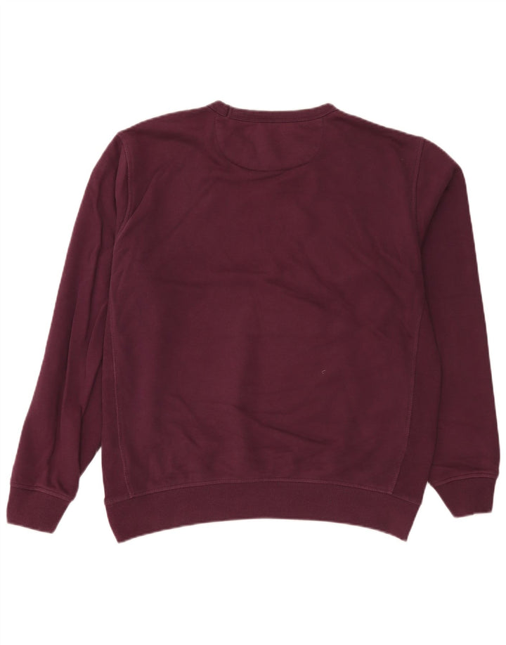 Felpa da uomo Penguin Maglione in cotone bordeaux medio