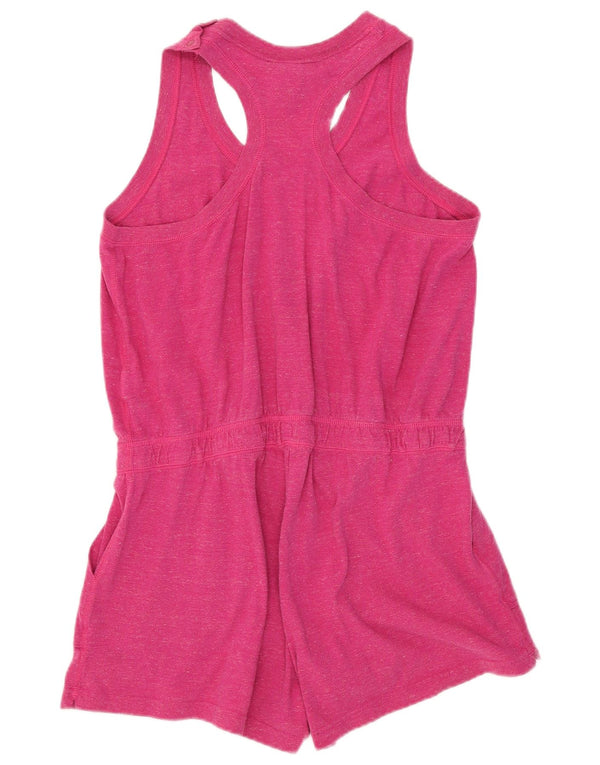 Tutina corta senza maniche Nike da donna UK 16 grande cotone rosa