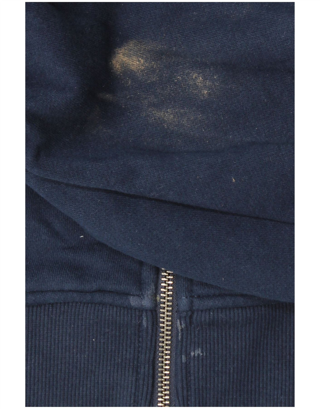 TOMMY HILFIGER Maglione con cappuccio e zip da uomo piccolo in cotone blu navy