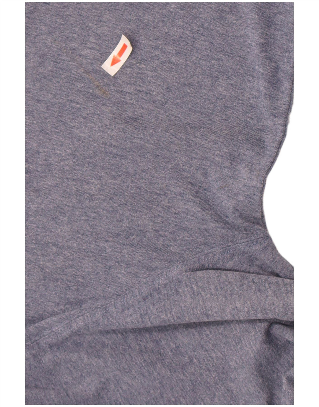 Top grafico da uomo con stampa animalier manica lunga XL in cotone blu