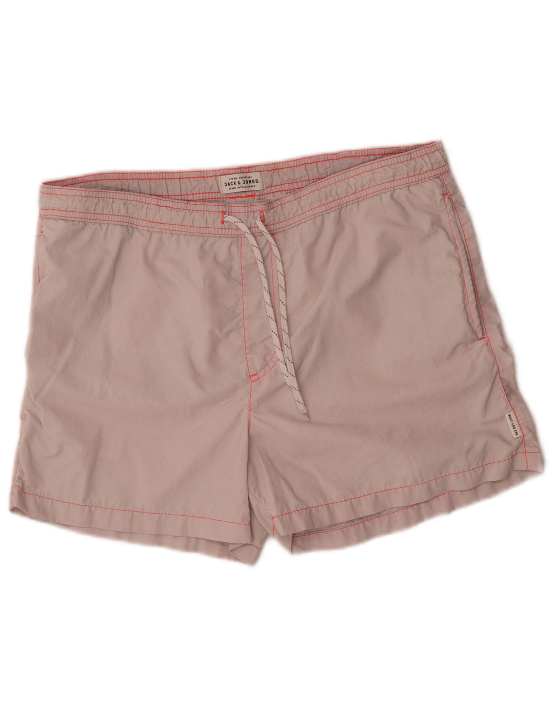 Pantaloncini da bagno da uomo Jack & Jones grandi in nylon grigio